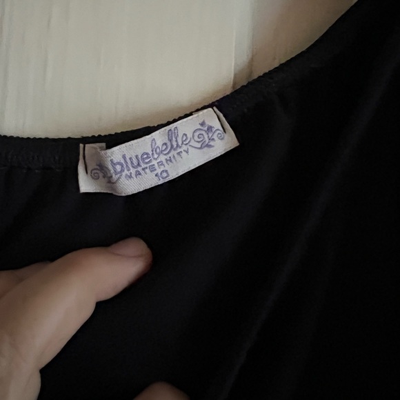 Bluebell navy maternity off the should dress size 10 - Picture 2 of 2